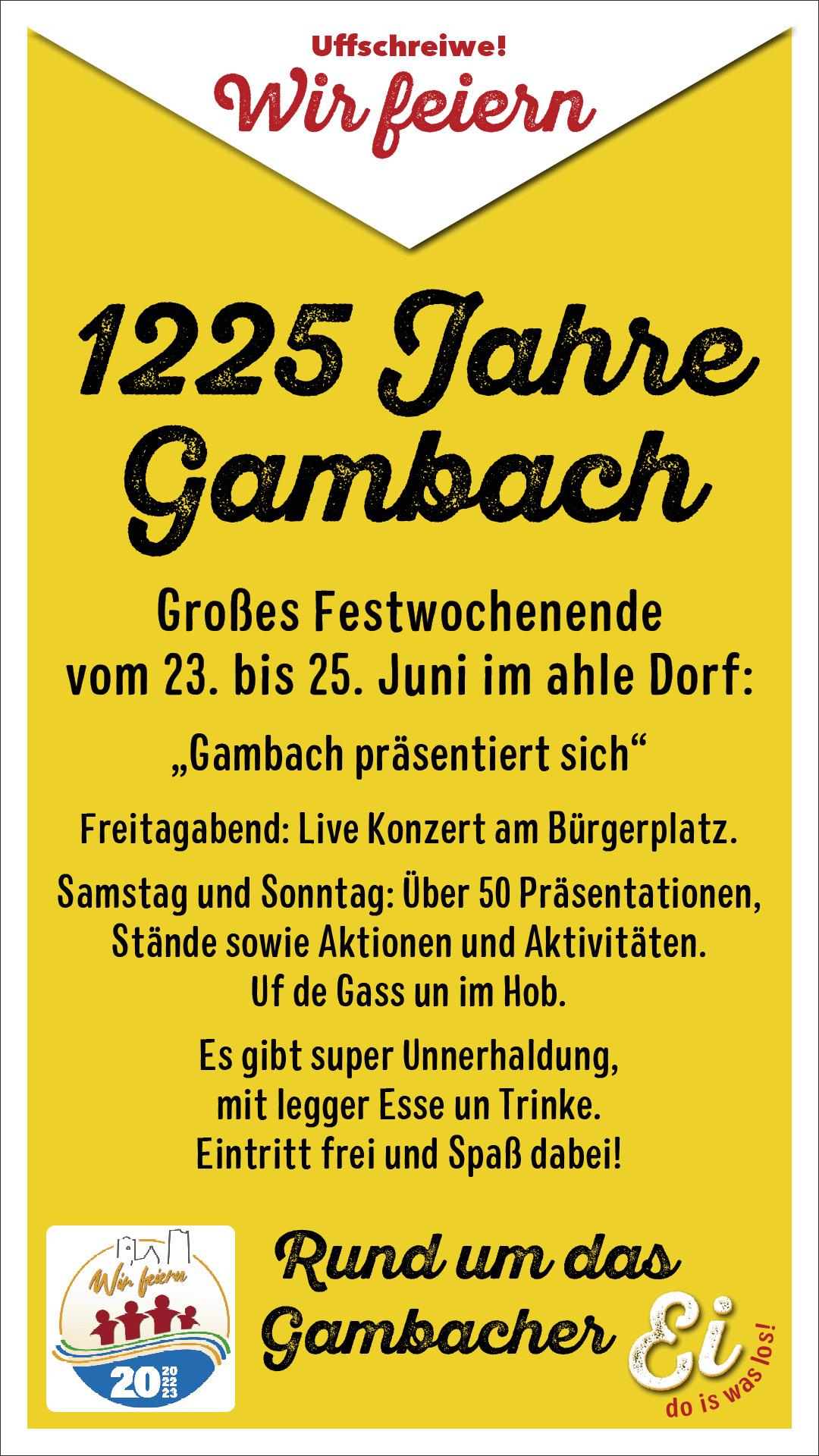 1225 Jahrfeier StadtMünzenberg